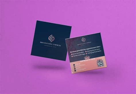 4x4 vertical business promotional card.